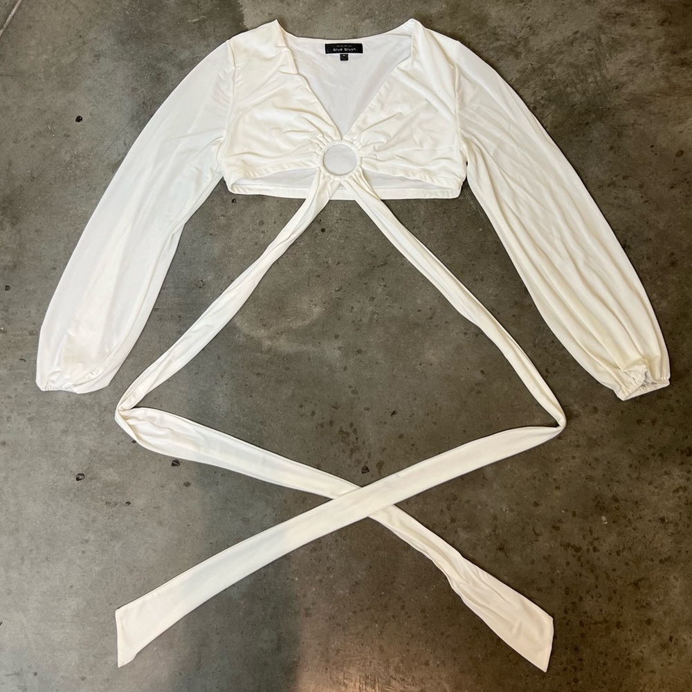 White tie top
